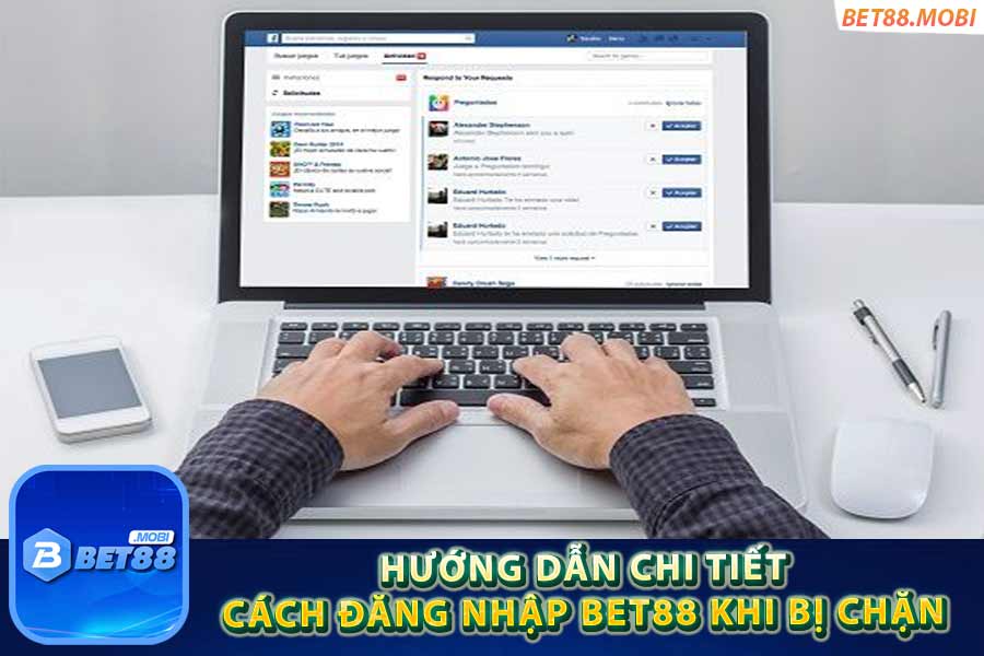 Dùng địa chỉ IP giả rồi tiến hành đăng nhập Bet88